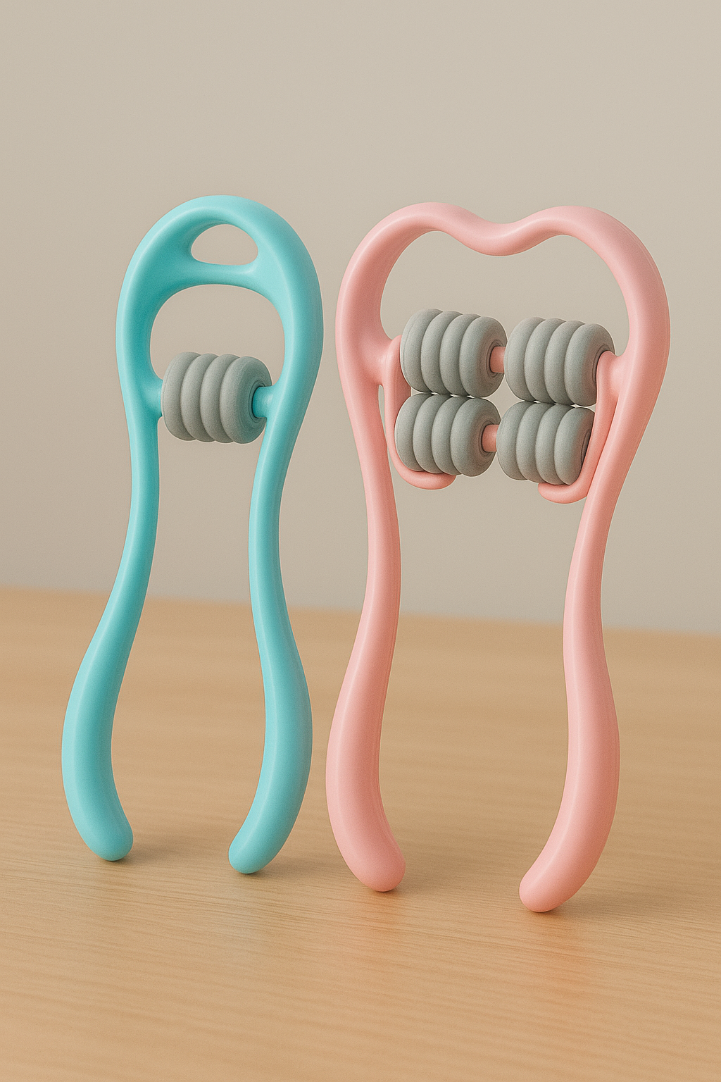 Multifunctional Manual Six-wheel Neck Massager